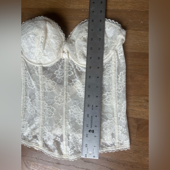 Lady Marlene Bustier Corset Style 01313 White 34C Vintage Beautiful Feminine - Picture 10 of 16